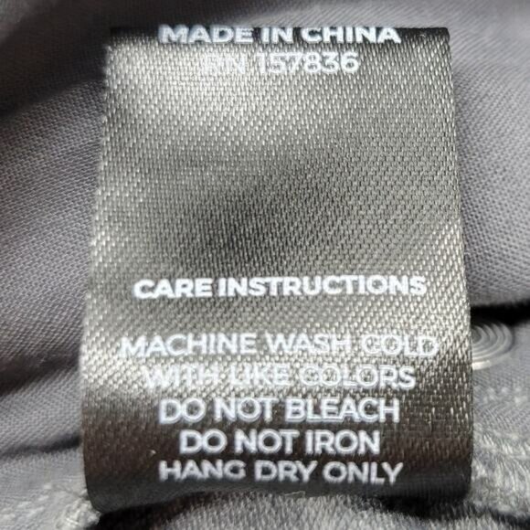 Under 5'10 Jeans NEW Men's 28X27 Dyed Charcoal Stretch Denim Slim Leg Mid Rise - Picture 9 of 10